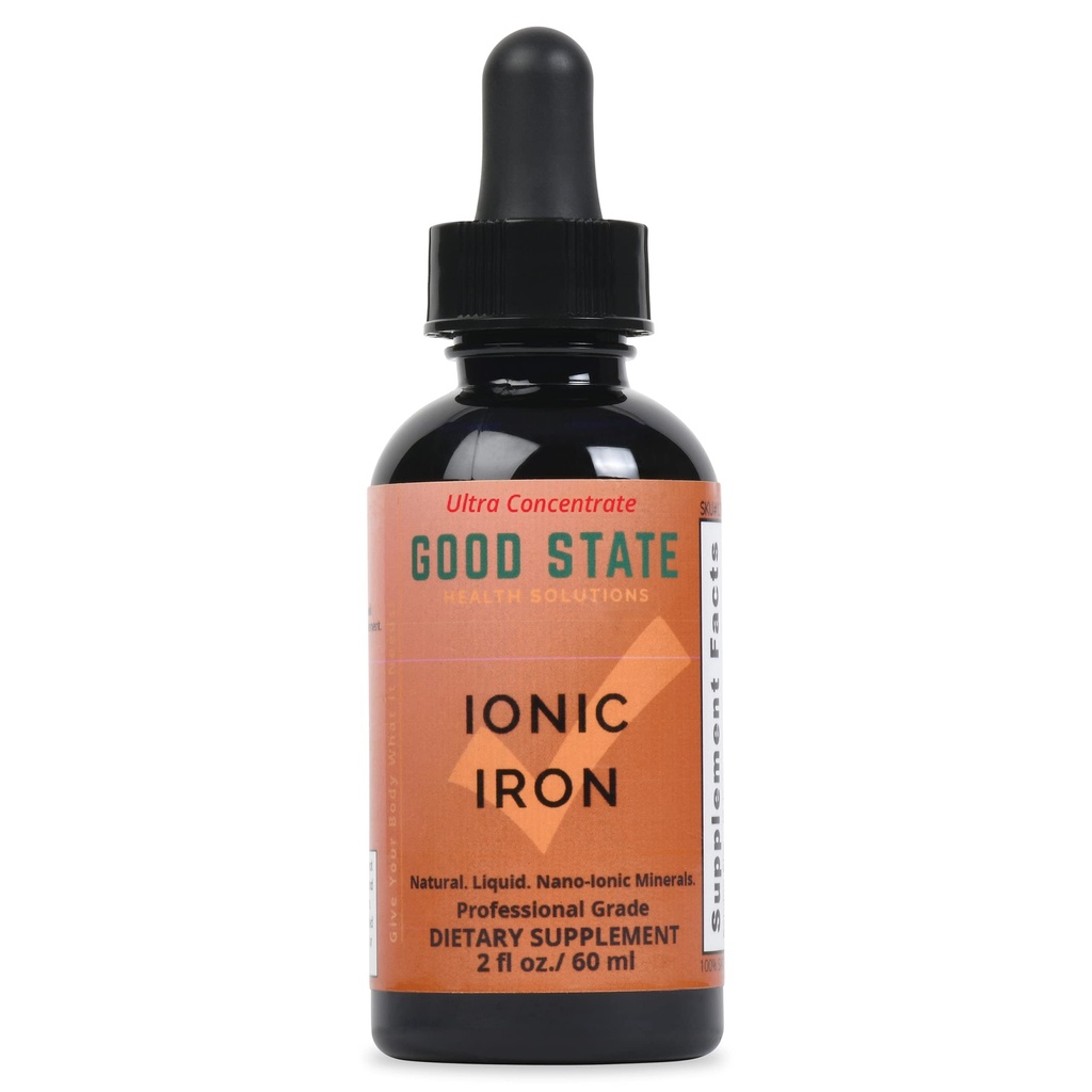 Good State Liquid Ionic Iron Ultra Concentrate (10 druppels is gelijk aan 2 mg - 100 porties per fles)