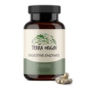 TERRA ORIGINEEL Decompenserende enzymen met probiotica & prebiotica 60 capsules Ondersteunt spijsverteringsgeest Gezondheid Niet GGO, Glutenvrij, Veganistisch voor vrouwen en mannen