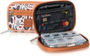 Maked Easy Kit Pill Case - Weekly Medicine Organizer met verwijderbare zeven dagen vitamine & supplement doos (Light Brown Woods)