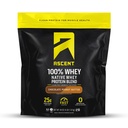 Ascent 100% Wei Proteïne Poeder - Post workout Wei Proteïne Isolaat, Zero kunstmatige smaken en zoetstoffen, Glutenvrij, 5.5g BCAA, 2.6g Leucine, Essentiële Aminozuren, Chocolade Pindaboter 4 lb