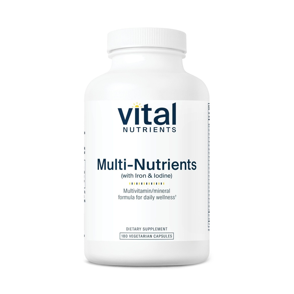 Vitale voedingsstoffen Multi-Nutriënten met ijzer en jodine 