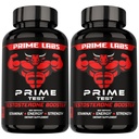 Prime Labs Testosteron Supplement voor mannen (2-pack) - Uithoudingsvermogen, duurzaamheid, energie, & kracht - Testosteron Booster & workout supplement voor mannen - 120 caplets