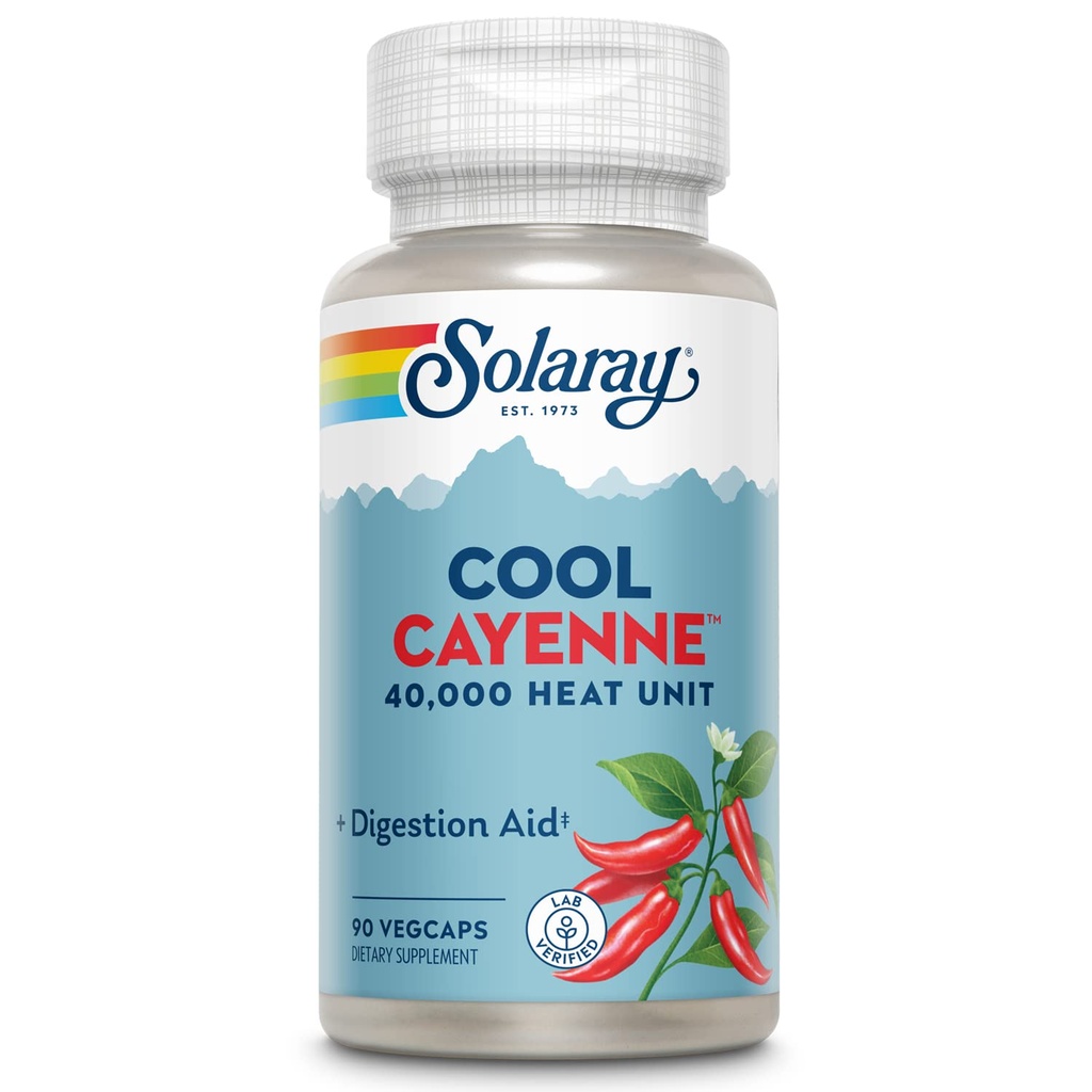 Solaray Cool Cayenne, 90 capsules