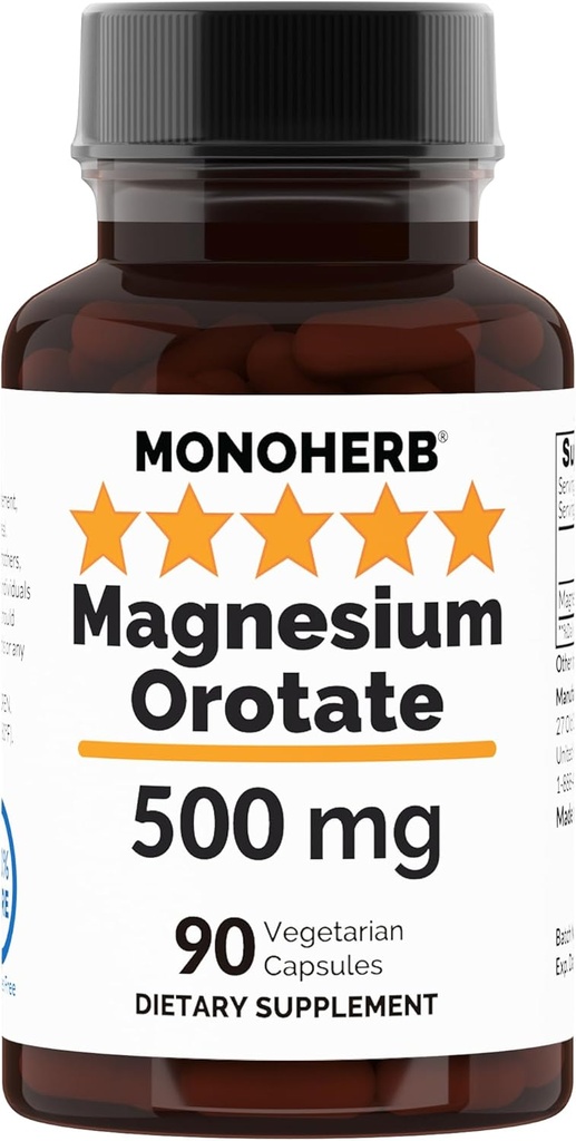 Magnesium Orotaat 500 mg per capsule 90 Vegetarische capsules