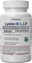 Superior Labs Lysine Immune Plus Lip, klinisch bewezen Lip Health & Support, L-Lysine Bound to HCI voor optimale stabiliteit en absorptie voor snelle resultaten, bioactief met Zero Harmful Additieven