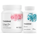 THORNE - Collageen Plus en Biotin 8 bundel voor stralende huid, haar en nagels - 30 porties