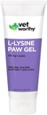 Vet Worthy Lysine Paw Gel Aid for Cats - Cat Paw Gel to Support The Immune System and Algehele Health - Cat Supplement with Amino Acid L-Lysine- Salmon Flavor Gel, 3oz