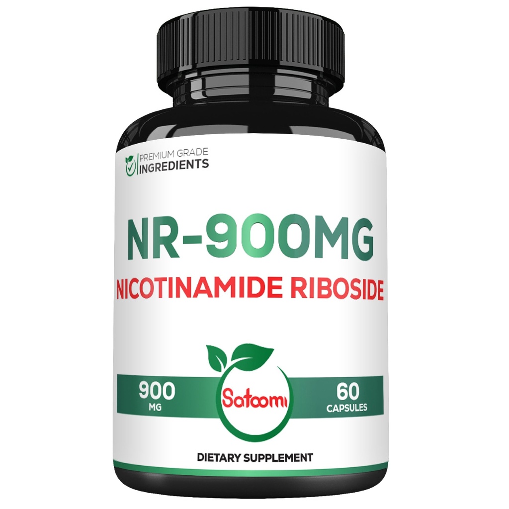 Satoomi NAD Supplement with Liposomal Nicotinamide Riboside - Cellular Energy & Repair, Vitality, Healthy Aging - 60 Capsules for 30 Days