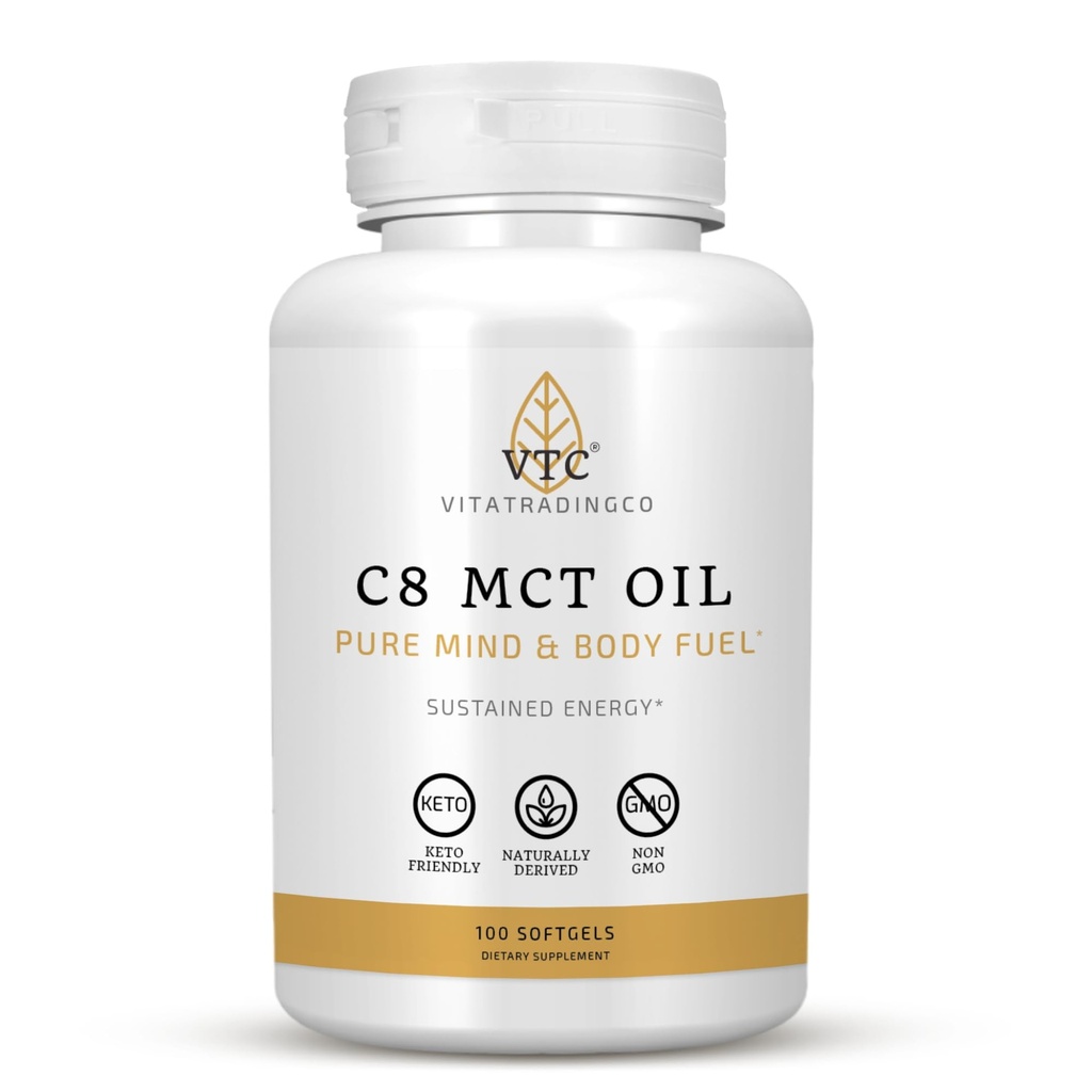 VTC VitaTradingCo. C8 MCT Olie Capsules 