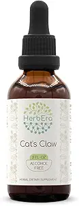Cat's Claw B60 Alcoholvrij Kruidenextract Tinctuur, Supergeconcentreerde Katklauw (Uncaria Tomentosa) (2 fl oz)