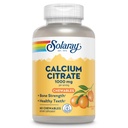 Solaray Calcium citraat 1000 mg, natuurlijke oranje smaak chelated Calcium Supplement voor bot sterkte, tanden, nerve, spier, en hart functie ondersteuning, 60-dagen garantie, 15 porties, 60 kauwtabletten