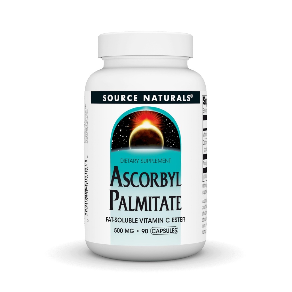 Bron Naturals Ascorbyl Palmitate 500mg, 90 Capsules