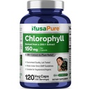 NusaPure Chlorofyl 200:1 Extract, 150 mg Equivalent aan 30.000 mg per capsule 120 Vegetarische caps (Non-GMO, Veganistisch)