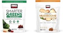 Force Factor Slimmere Groenen Superfood Kauwen, Groenen en Superfoods met Probiotica & Moderne Paddenstoelen Zachte Kauwen, Paddestoel Supplement met Lions Mane, Turkije staart