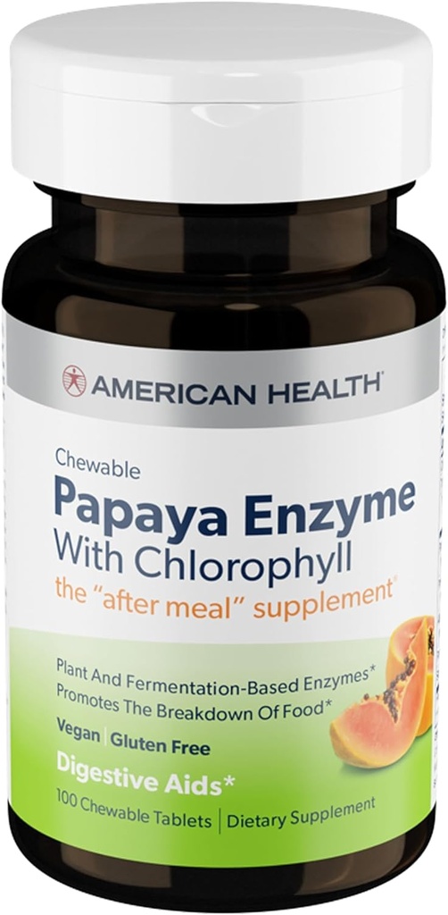 Papaya Enzyme w/Chloorfyl Kauwtabletten^