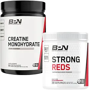 BARE PERFORMANCE NUTRITION BPN Creatine Monohydrate & Strong Reds Bundle