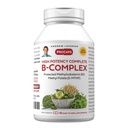 ANDREW LESSMAN High Potency B-Complex 60 Capsules - met hoge niveaus van folaatcomplex en biotine, bevordert celgroei, energie, immuunfunctie, ontgifting, vetmetabolisme en meer