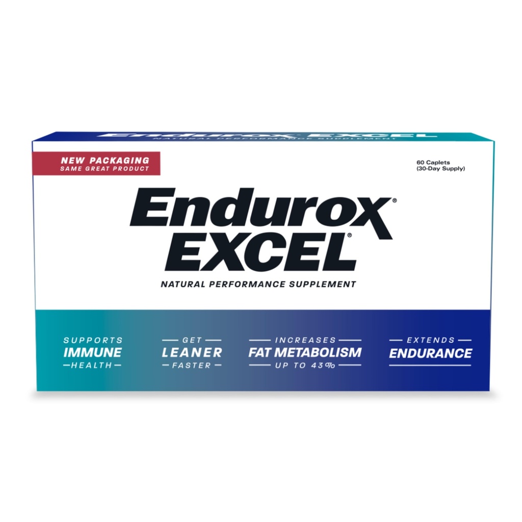 Pacific Health Endurox Excel Natural Performance Supplement, verhoogt Metabolisme & Builds Endurance met Ciwujia (Ginseng) Root - 60 Caps