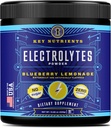 KEY NUTRIËNTEN Multivitamine Elektrolyten Poeder Geen Suiker - Verse Blueberry Lemonade Electrolyte Powder - Endurance & Energy Supplement - Hydration Drink - No Calories - 90 Servings - Made in USA