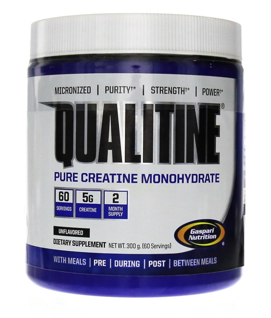 Gaspari Nutrition Pure Creatine Monohydrate, 5g of Pure Creatine, Boost Muscle and Size (Unflavored, 60 Servings)