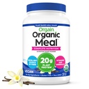 Orgain Organic Vegan Meal Replacement Protein Powder, Vanilla Bean - 20g Plant Based Protein, Glutenvrij, Zuivelvrij, Lactosevrij, Sojavrij, Geen Suiker Toegevoegd, Voor Smoothies & Shakes - 2.03lb