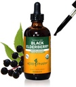 Herb Pharm Certified Biologische Zwarte Vlierbes Liquid Extract voor Immuun Systeem Ondersteuning, Biologische Cane Alcohol, 4 Ounce