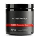 Toniiq 1600mg Resveratrol Blend - Ultra High Purity en 3rd Party Tested - met MCT olie voor toegevoegde biologische beschikbaarheid - Optimale NAD supplement