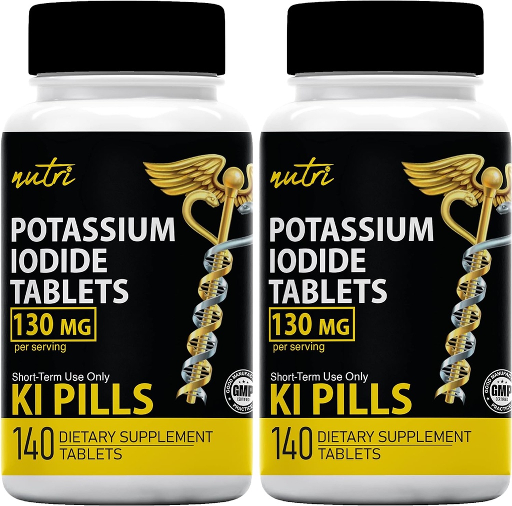 Kaliumjodidetabletten 130 mg (2 verpakkingen) - 280 tabletten