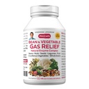 ANDREW LESSMAN Bean en plantaardige Gas Relief 60 Capsules - Natural Enzyme Complex Vermindert gas, opgeblazen uit Bonen, Crucifer groenten, vruchten, granen en andere voedingsmiddelen. Voorzichtig en effectief