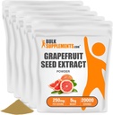 BulkSupplements.com Grapefruit Zaad Extract Poeder - Grapefruit Zaad Supplementen, Antioxidant Bron - Kruidensupplement, Glutenvrij, 250mg per portie, 5kg (11 lbs) (Pack of 5)
