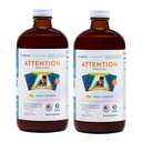 LIQUIDEHEALTH Attentie, vloeibare multivitamine voor kinderen & tieners - Verbetert geheugenbehoud, concentratie, concentratie, stemming, ontspannen en kalmeren - Made in the USA, Great Taste, Vegan, Sugar-Free (2 Pack)