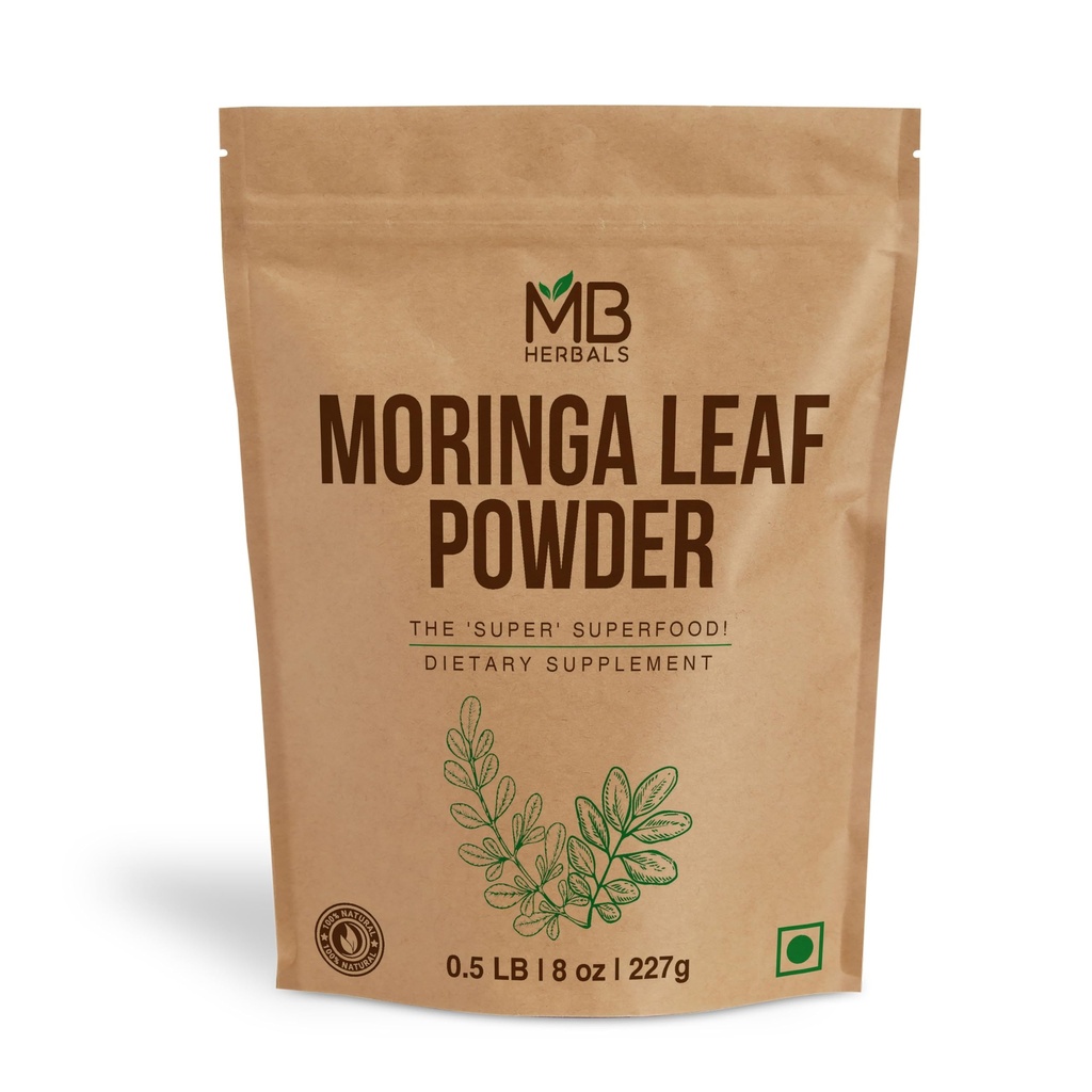 MB Kruiden Moringa Leaf Powder 8 oz (227g / 0,5 LB) 