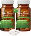 Bio Swiss Beta Glucon Immunity Power - 1,3D-1,6D Glucan met vitamine D - Immune Support Supplement voor verbeterde verdediging en wellness - Veganistisch, Glutenvrij (120 capsules)