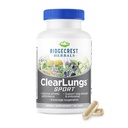 Ridgecrest Kruiden ClearLungs Sport, Oxygen Intake en Long Support Formula met Cordyceps, Rhodiola, Eleuthero (60 Vegan Caps, 30 Serv)
