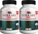 Wellary Max Menopauze Support Supplement, 40 miljard CFU Probiotische Blend, 90 capsules (2)