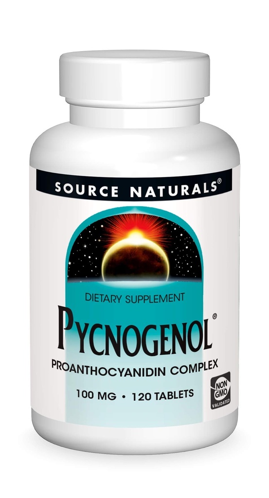 Bron Naturals Pycnogenol, Proanthocyanidine Complex, 100 mg - 120 tabletten