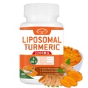 2200 mg Liposomaal Kurkumasupplement met zwarte peper en gember Verhoogde absorptie - 95% Curcuma Extract voor gezamenlijke ondersteuning 60 capsules