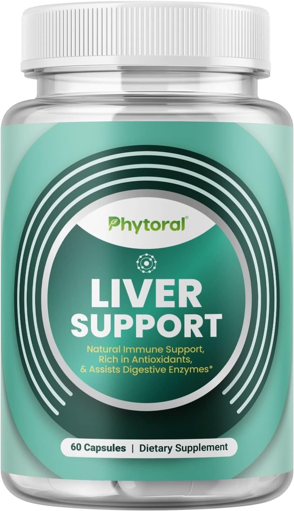 Liver Support Supplement with Zinc Oxide - Immune Support Supplement for Immunity with Silymarin Milk Thistle Extract Dandelion Root and Artichoke - Liver Health for Cleanse