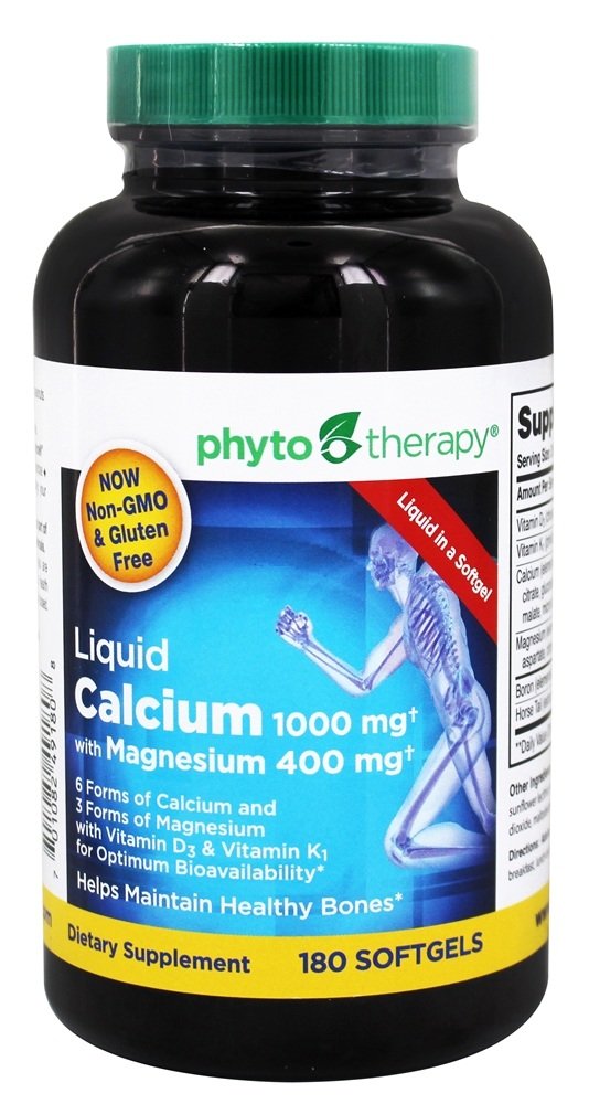 Fytotherapie Rx Calcium Liquid Softgel - 180 per verpakking - 1 Elke.