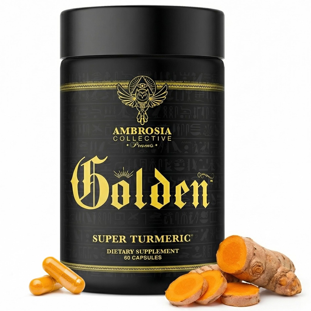 Ambrosia Golden Super Kurkuma Biobeschikbare Curcumine Ondersteuning Gezonde Gut &amp; Brain Health 