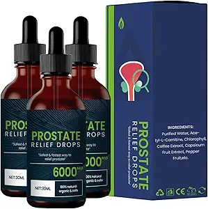 Prostate Treatment Drops - Prostate Relief Drops, Prostate Natural Herbal Drops,DHT Blocker Urinary Health & Prostate Support Supplement for Mens Health (3st)