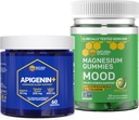 Natuurlijke Stacks Apigenin + Mood Magnesium Gummies Bundle - Slaapkwaliteit & Stress Ondersteuning* - 150 stuks