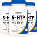 Nutricost 5-HTP 100mg, 240 Vegetarische Capsules (5-Hydroxytryptofaan) - Non-GMO & Glutenvrij (3 flessen)