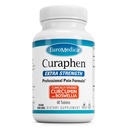 EuroMedica Curaphen Extra sterkte - Curcumin & Boswellia supplement voor gezonde oplage ondersteuning - Kurkuma supplement ter ondersteuning van gewrichten, spiergezondheid & Endorphin productie - 60 tabletten