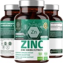 N1N Premium Zink 50mg [3X Absorptie, Vegan] Alle natuurlijke zinkoxide en citraat Supplement voor Immune Ondersteuning, Huidgezondheid en Betere spijsvertering, 100 tabletten