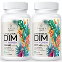Liposomale DIM Supplement - 1500 mg Vrouwen DIM Supplement - Estrogen Supplementen bevatten vitamine E, Avond Primrose, Black Cohosh, Omega-3 vetzuren (2 Pack)