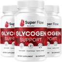 (3 Pack) Super Flow Glycogen - SuperFlow Glycogen Support Capsules, Super Flow, Glycogen Support Super Flow, Official SupperFlow Glycogen Support, Super Flow Glyco Optimizer, 90 capsules gedurende 3 maanden