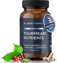 Mt. Engel vitamines uw hart Nutriënten Capsules - Heart Health & Blood Pressure Support Supplement met CoQ10, Hawthorn, Magnesium, en Arjuna - Cardiovasculaire ondersteuning voor mannen en vrouwen - 60 capsules