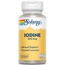Solaray Jodium 500 mcg, Jodium Supplement voor gezonde Adrenal en Thyroid Ondersteuning, Energie, Metabolisme en Focus, Kaliumjodide, Vegan, 60-dagen geld-terug garantie, 30 porties, 30 VegCaps