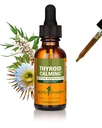 Herb Pharm Thyroid Calming Liquid Formula: Motherwort & Bugleweed Herbal Extract, Endocrine Support Tincture for Natural Endocrine Balance, Non-GMO Herbal Thyroid Calming Supplement, 1 oz*